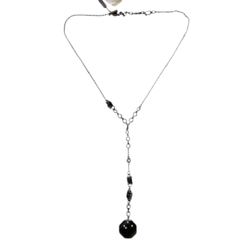 Laundry by Shelli Segal Smokey Glass Necklace